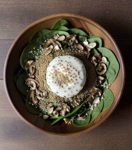 Seasame Spinach Salad recipe image