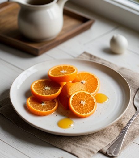 Seasoned Oranges & Yogurt recipe image