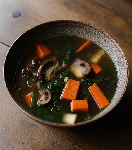 Seasoned Vegetarian Broth recipe image