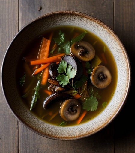 Seasoned Vegetarian Broth recipe image