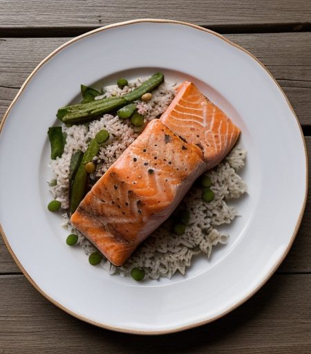 Second-Time Around Salmon & Rice Dinner recipe image