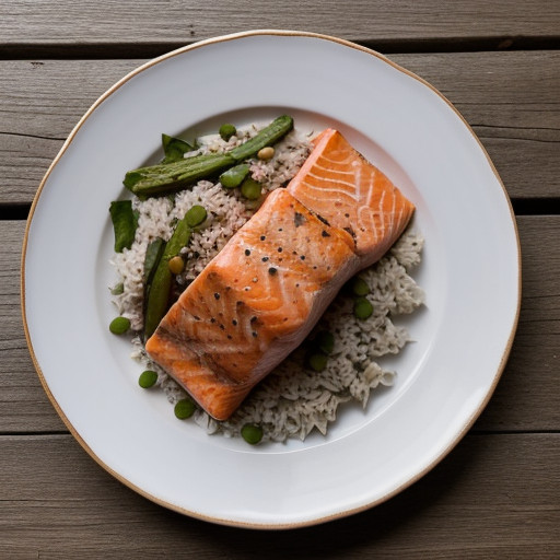 Second-Time Around Salmon & Rice Dinner recipe image