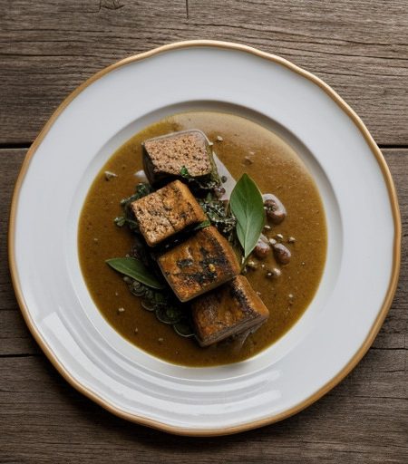 Seitan Roast With Mushroom Gravy recipe image