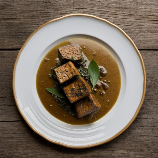 Seitan Roast With Mushroom Gravy recipe image