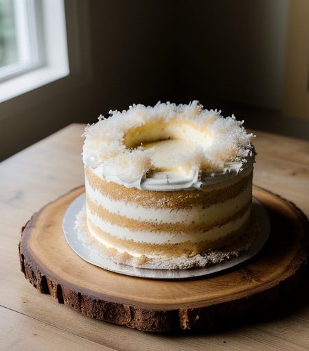 Self Frosting Pineapple-Coconut Cake recipe image