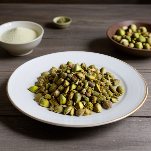 Semolina Saffron & Pistachio Helva (Irmik H recipe image