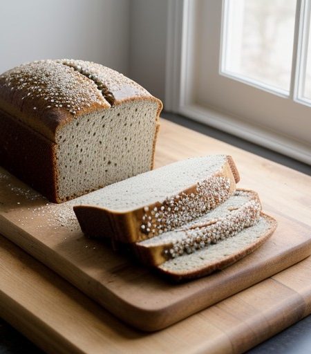 Semolina Sesame Bread recipe image