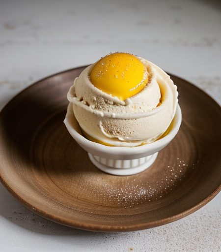 Sep-Dinner: Fresh Pear Ice Cream recipe image