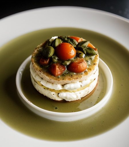 Serpentini Au Basilic, Tomates Séchées Et Feta recipe image