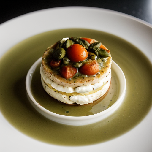 Serpentini Au Basilic, Tomates Séchées Et Feta recipe image