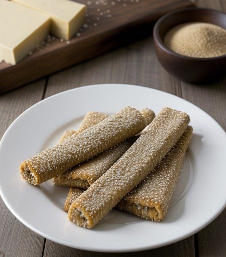Sesame Cheese Sticks recipe image