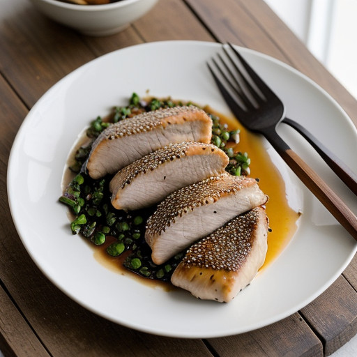 Sesame Chicken Breasts recipe image