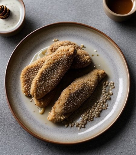 Sesame Chicken Fingers recipe image