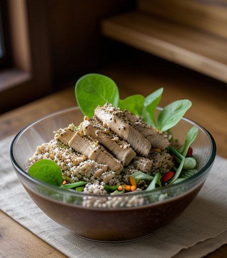 Sesame Chicken Salad recipe image