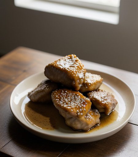 Sesame Chicken Thighs recipe image