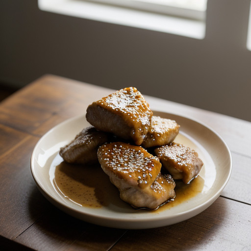 Sesame Chicken Thighs recipe image