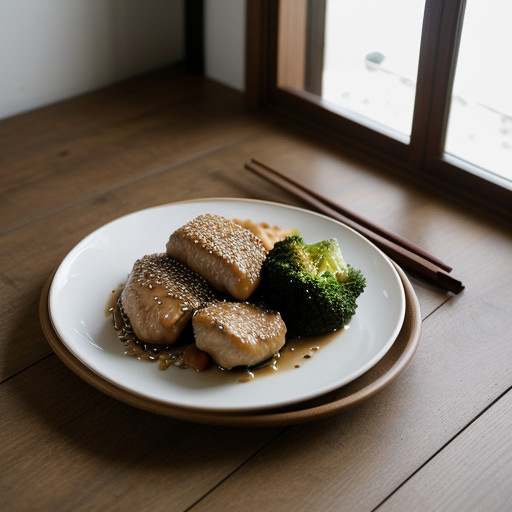Sesame Chicken With Broccoli recipe image