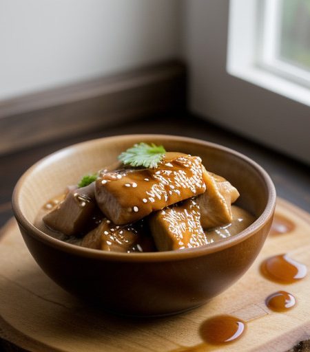 Sesame Chicken With Honey Dip recipe image