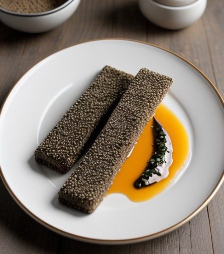 Sesame Coated Fish Sticks recipe image