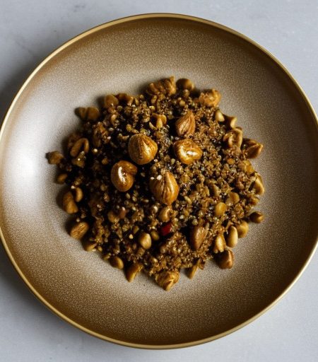 Sesame Curried Walnuts recipe image