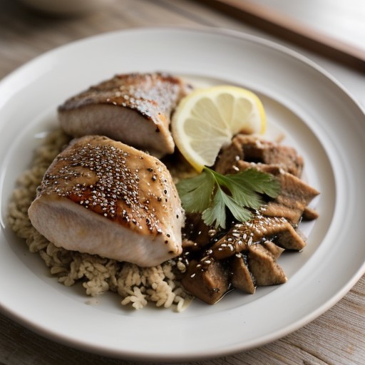 Sesame Lemon Chicken recipe image