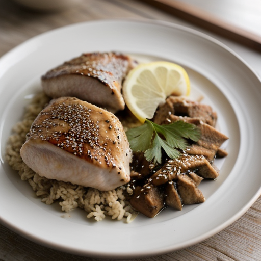 Sesame Lemon Chicken recipe image