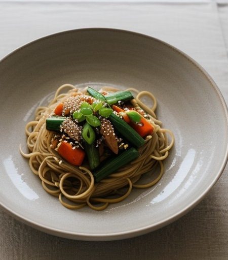 Sesame Noodles and Vegetables (8 PTS recipe image