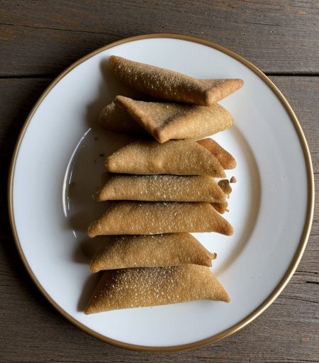 Sesame Prawn Triangles recipe image