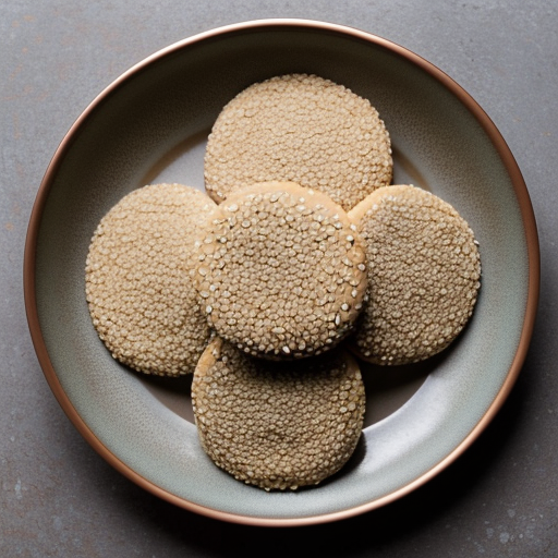 Sesame-Rice Cookies recipe image