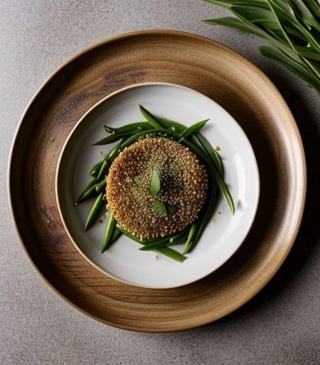 Sesame Snow Pea Garnish recipe image