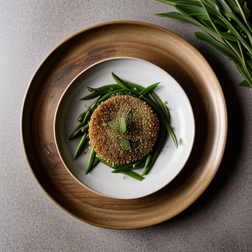 Sesame Snow Pea Garnish recipe image