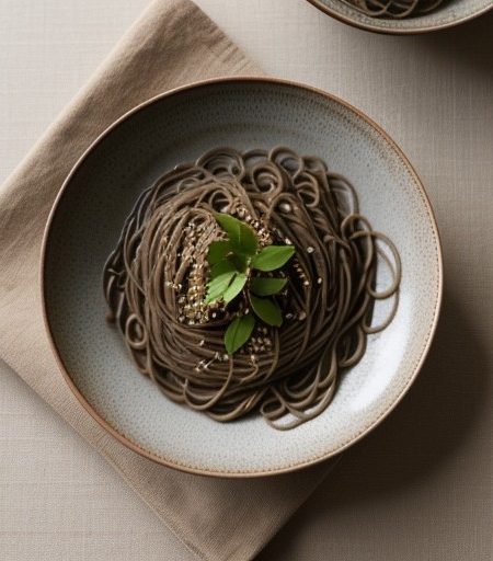 Sesame Soba Noodles recipe image
