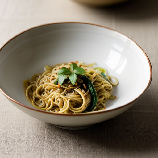 Seseame Noodles recipe image
