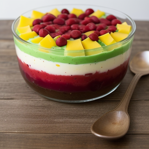 Seven Layer Jello Salad recipe image
