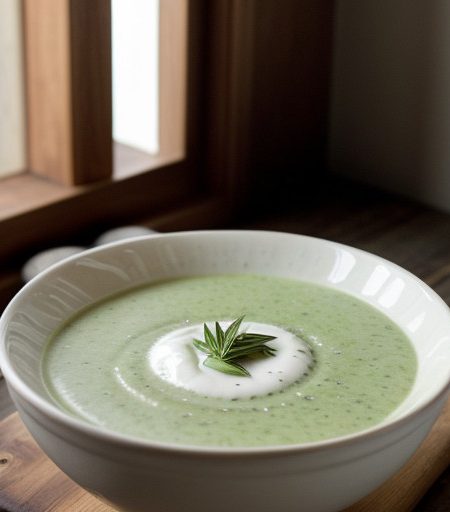 Shaker Fresh Herb Soup recipe image