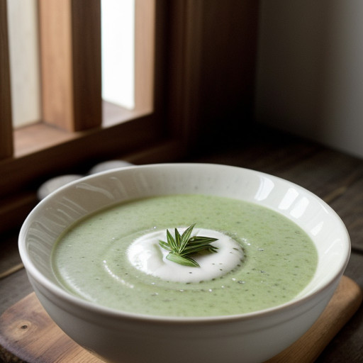 Shaker Fresh Herb Soup recipe image