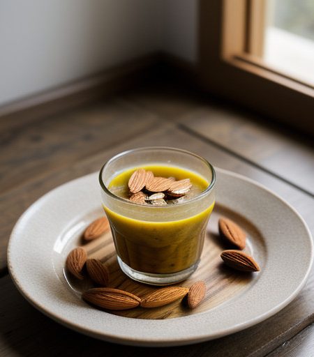 Sharbat Badam (Almond Sharbat recipe image