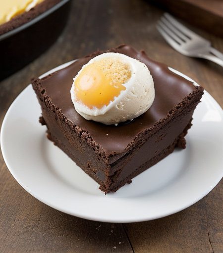 Sharon's Famous Passover Brownies & Brownie Ice Cream Pie recipe image