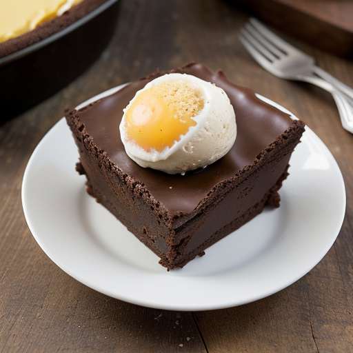 Sharon's Famous Passover Brownies & Brownie Ice Cream Pie recipe image