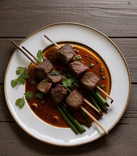 Shashlik With Vegetables recipe image