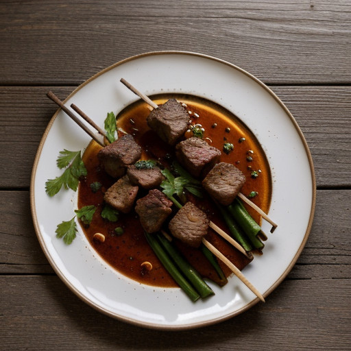 Shashlik With Vegetables recipe image