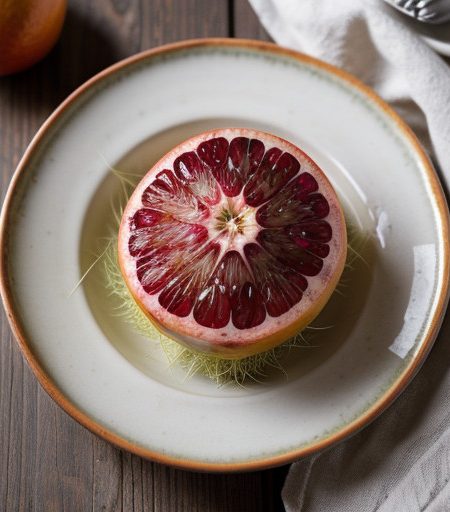 Shaved Fennel With Blood Oranges~ Pomegranate recipe image