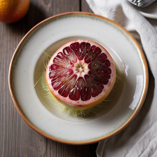Shaved Fennel With Blood Oranges~ Pomegranate recipe image