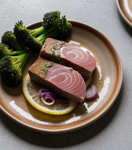 Shells With Tuna~ Broccoli~ & Red Onion recipe image