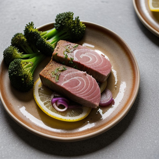 Shells With Tuna~ Broccoli~ & Red Onion recipe image