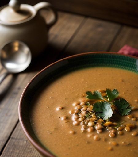 Sherried Lentil Bisque recipe image