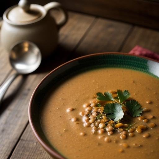 Sherried Lentil Bisque recipe image