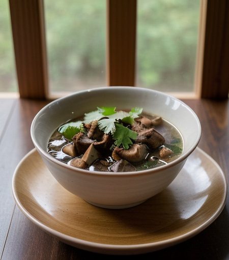 Shiitke & Porcini Posole recipe image