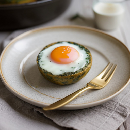 Shirred Eggs With Basil or Tarragon recipe image