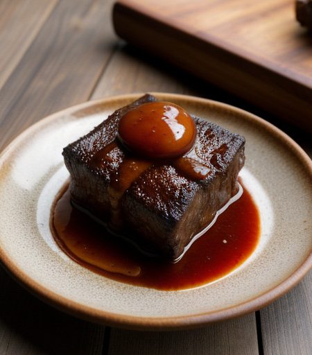 Short Beef Ribs With Pioneer BBQ Sauce recipe image